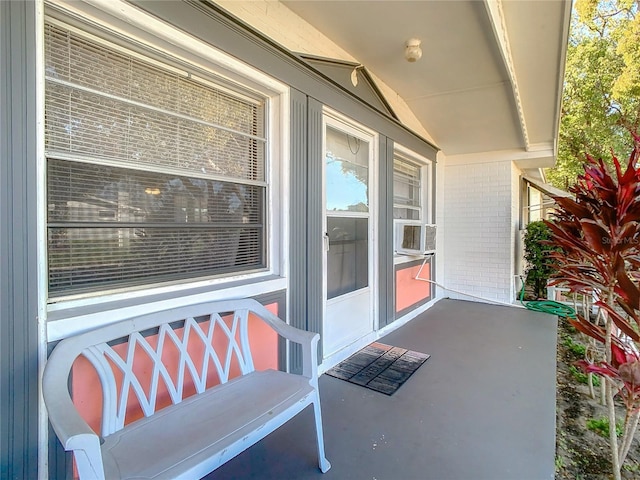 view of patio / terrace featuring cooling unit