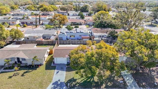 birds eye view of property featuring a residential view