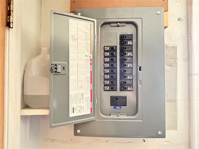 utilities with electric panel