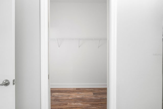 view of closet
