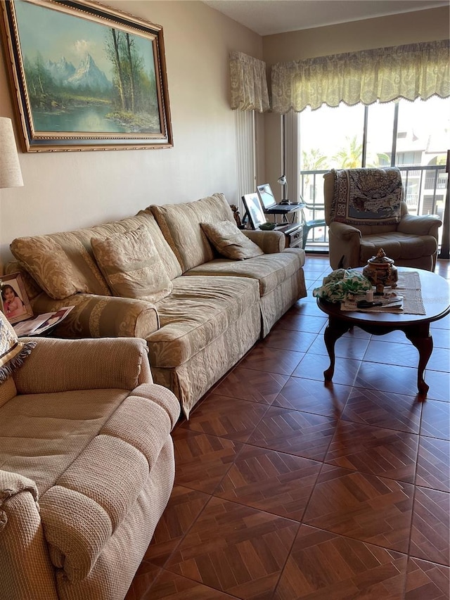 view of living room