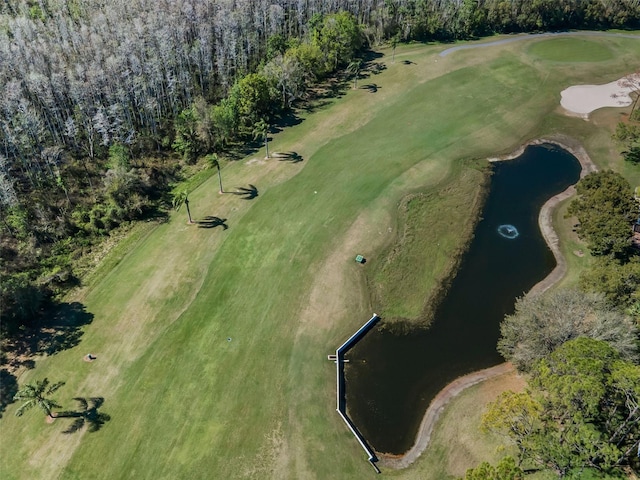 bird's eye view featuring golf course view