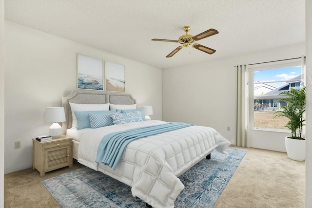 4208 Boston Cir, New Port Richey, FL 34653 - carpeted bedroom featuring a ceiling fan