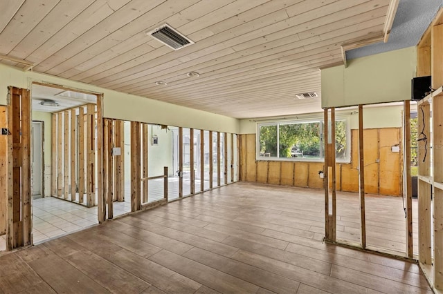 wooden terrace with visible vents