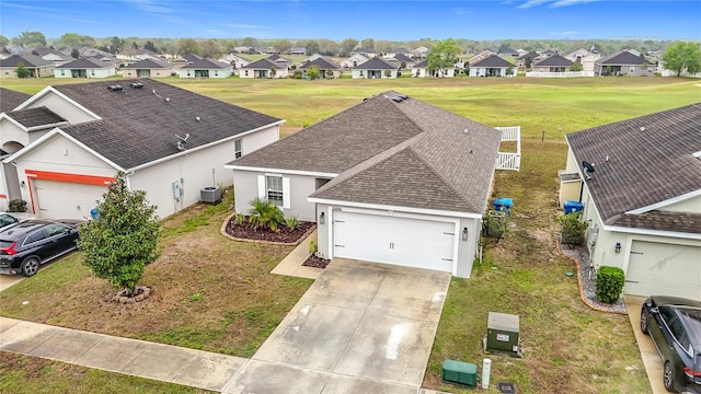 birds eye view of property featuring a residential view