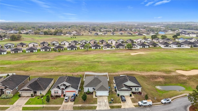 aerial view featuring a residential view