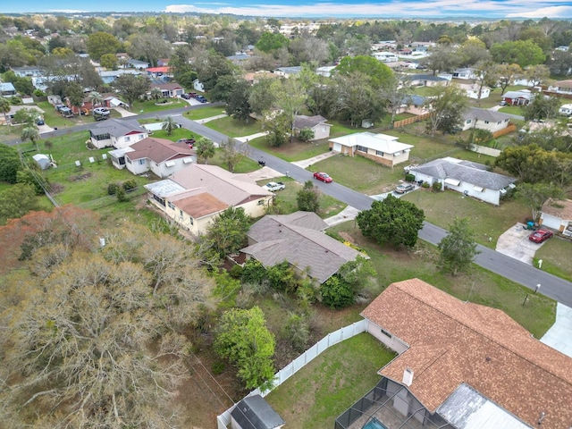 drone / aerial view featuring a residential view