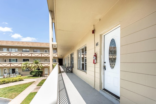 view of entrance to property