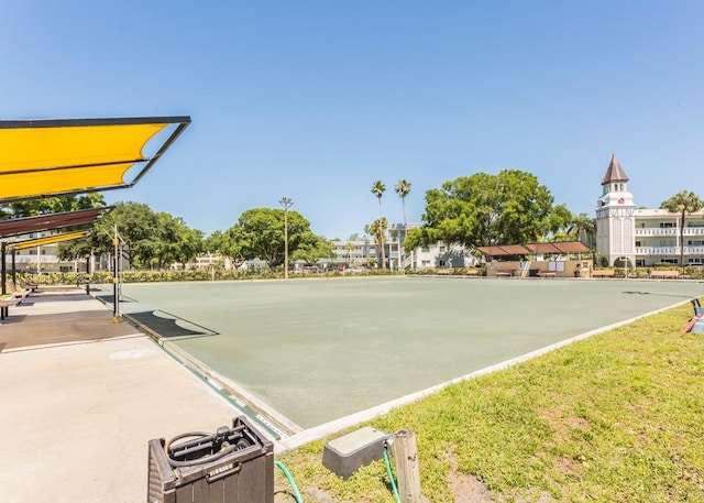 view of sport court