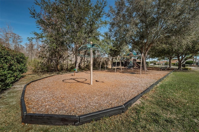 view of communal playground