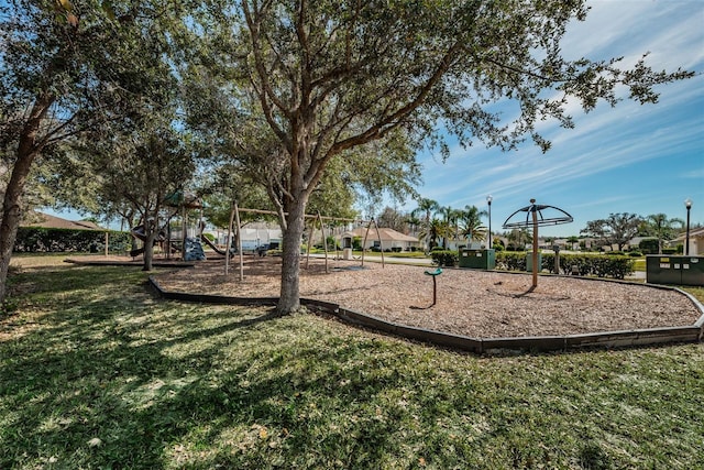 exterior space with playground community