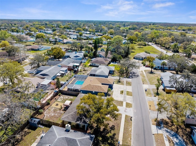 birds eye view of property featuring a residential view