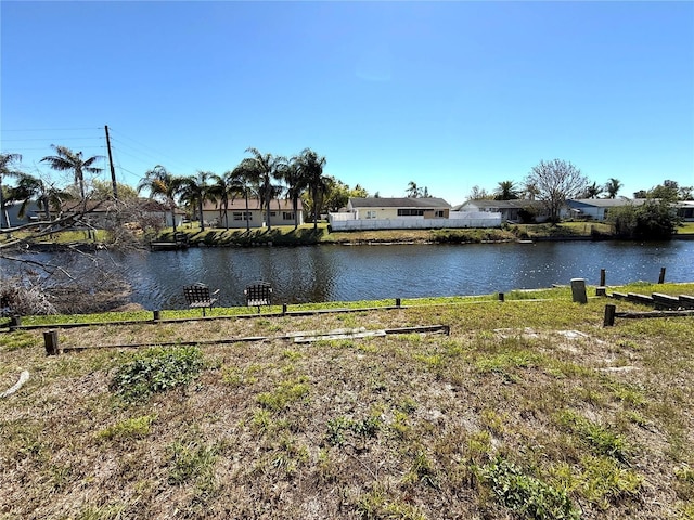 property view of water