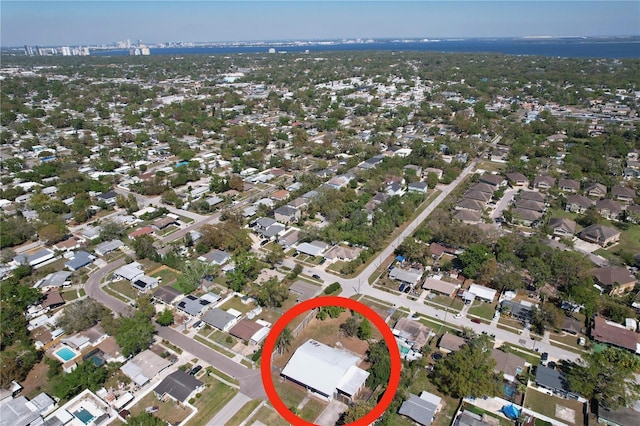 bird's eye view featuring a residential view