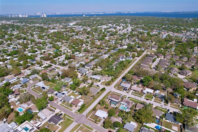 drone / aerial view featuring a residential view