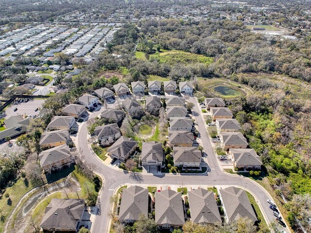 bird's eye view featuring a residential view