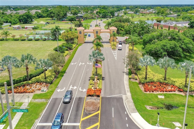 aerial view