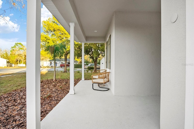 view of patio / terrace with covered porch