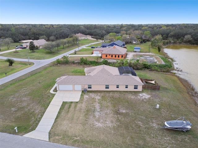 18317 Treehaven Dr, Hudson, FL 34667 - aerial view of property and surrounding area featuring a large body of water