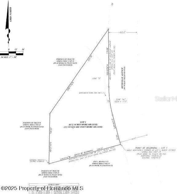 5303 Keysville Ave, Spring Hill FL, 34608 land for sale