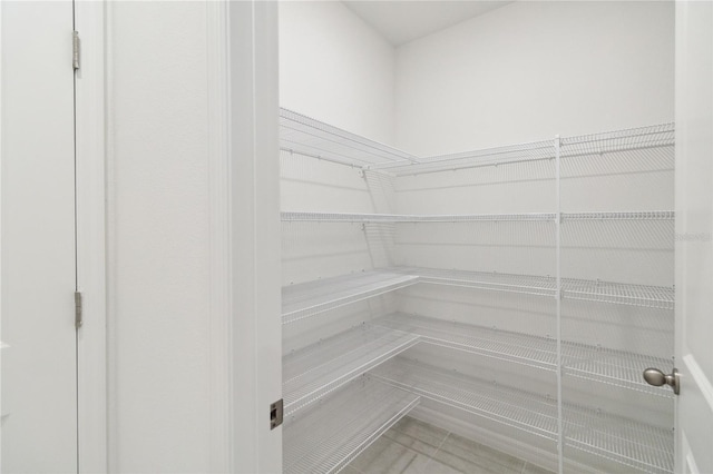 view of pantry