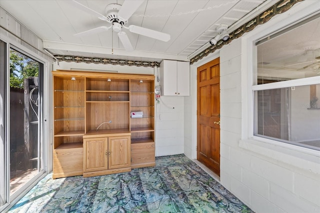 3728 Linkwood St, New Port Richey, FL 34652 - interior space with ceiling fan