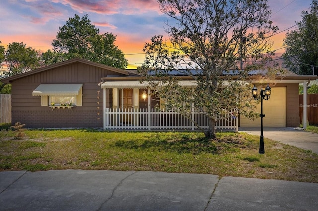 3728 Linkwood St, New Port Richey, FL 34652 - view of front of house with brick siding and driveway