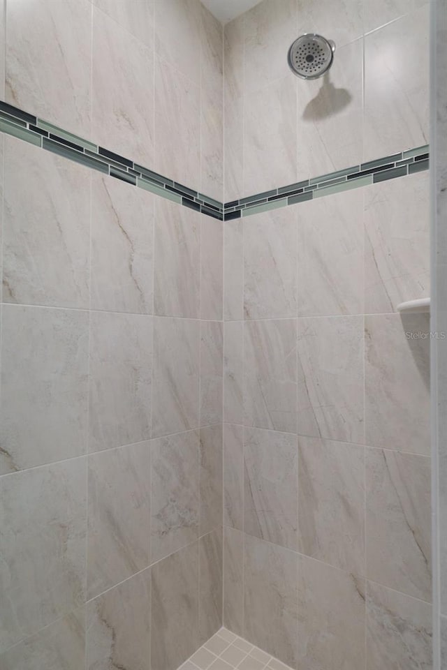 full bathroom with a tile shower