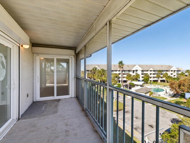 5557 Sea Forest Dr Unit 318, New Port Richey, FL 34652 - balcony featuring a residential view