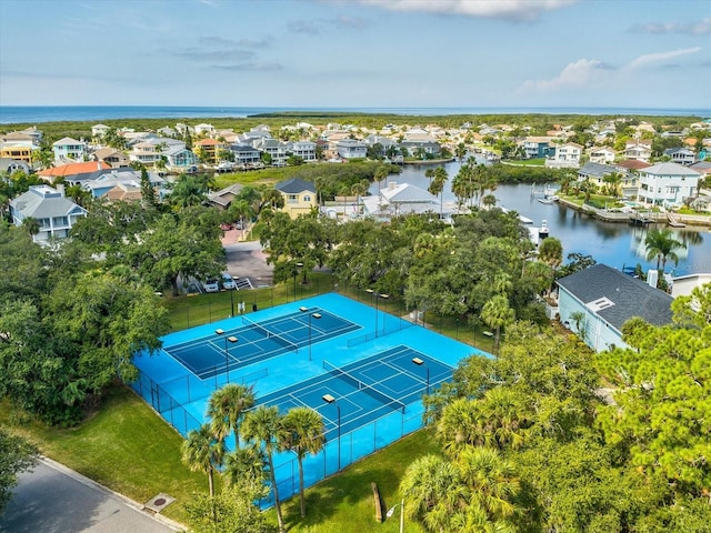 5557 Sea Forest Dr Unit 318, New Port Richey, FL 34652 - aerial view featuring a water view and a residential view
