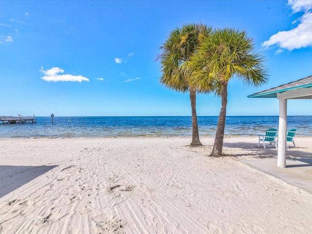 5557 Sea Forest Dr Unit 318, New Port Richey, FL 34652 - water view featuring a view of the beach
