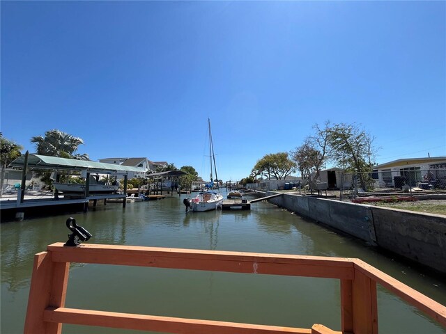 13930 Berkowitz Ave, Hudson, FL 34667 - dock area featuring a water view