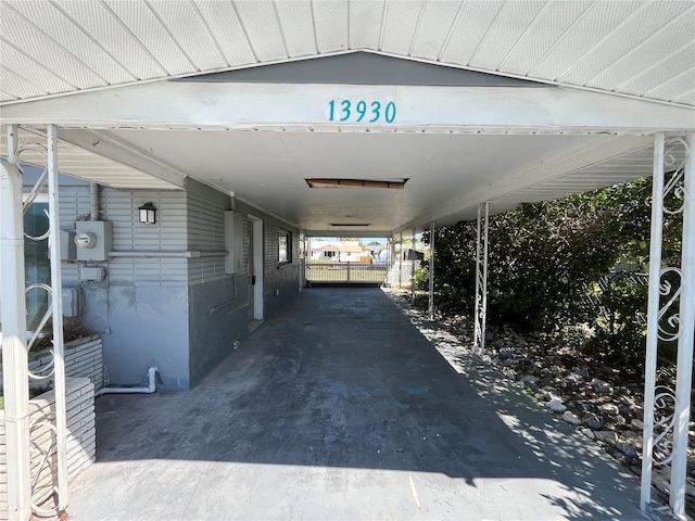 13930 Berkowitz Ave, Hudson, FL 34667 - view of patio / terrace with a carport
