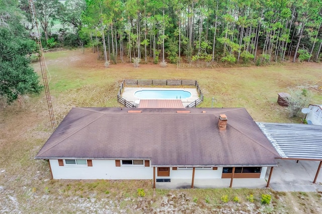 drone / aerial view