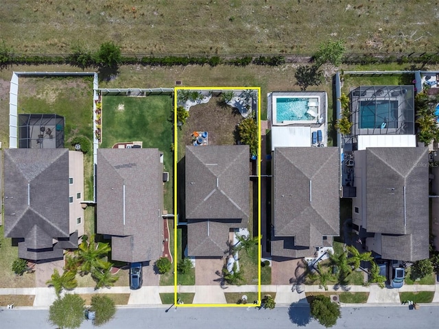 11895 Crestridge Loop, New Port Richey, FL 34655 - drone / aerial view with a residential view