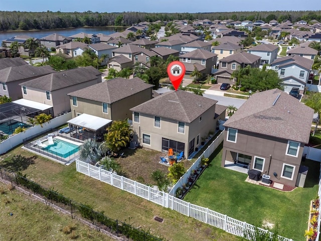 11895 Crestridge Loop, New Port Richey, FL 34655 - bird's eye view with a residential view