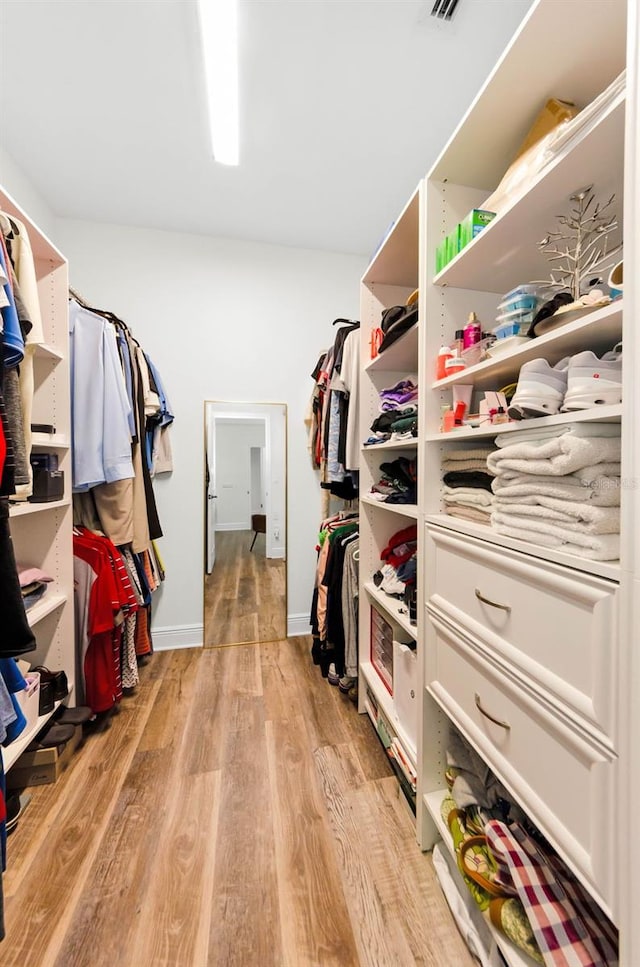 10623 Marsha Dr, New Port Richey, FL 34655 - spacious closet featuring light wood-style flooring