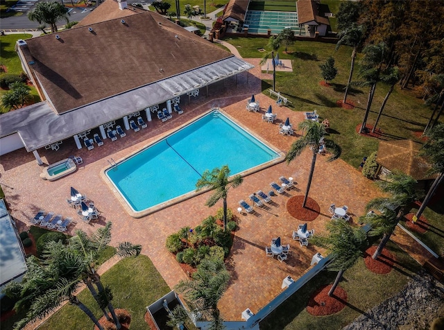 view of community pool