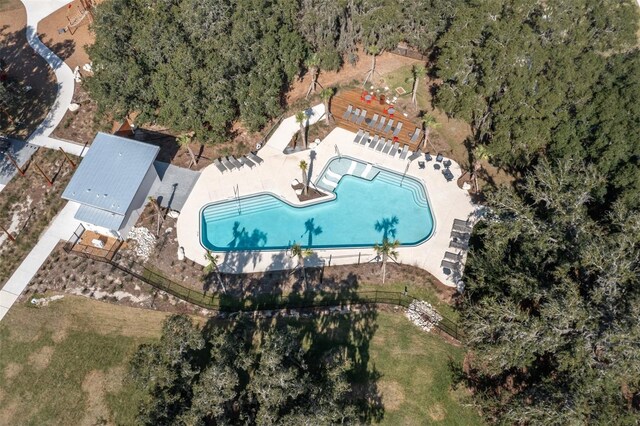drone / aerial view