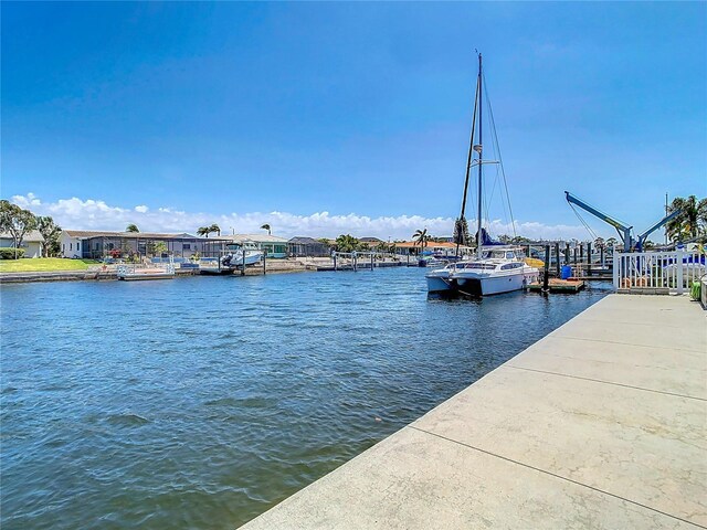 4936 Dory Dr, New Port Richey, FL 34652 - dock area featuring a water view
