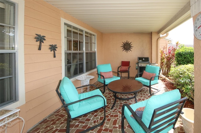 9321 Whitstone Ct, New Port Richey, FL 34655 - view of patio / terrace featuring a grill