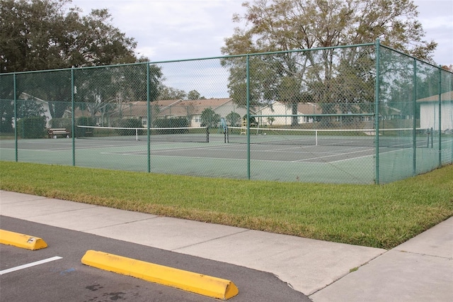 9321 Whitstone Ct, New Port Richey, FL 34655 - view of sport court featuring fence