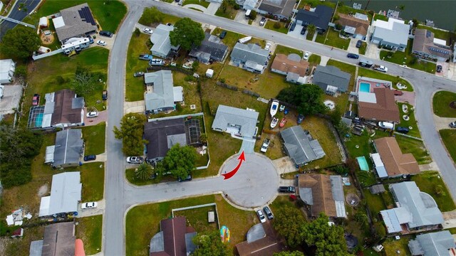 2620 Baltic Pl, Holiday, FL 34691 - birds eye view of property featuring a residential view