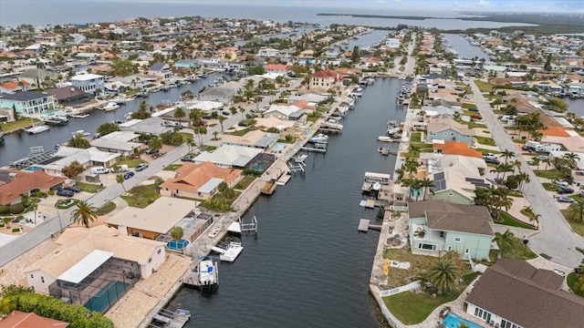 5000 Southshore Dr, New Port Richey, FL 34652 - aerial overview of property's location with nearby suburban area and a large body of water