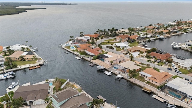 5000 Southshore Dr, New Port Richey, FL 34652 - aerial view of property's location with a large body of water and nearby suburban area