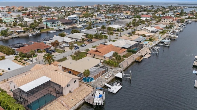 5000 Southshore Dr, New Port Richey, FL 34652 - aerial view of residential area featuring a large body of water