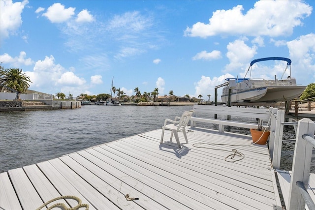 5000 Southshore Dr, New Port Richey, FL 34652 - dock with a water view and boat lift