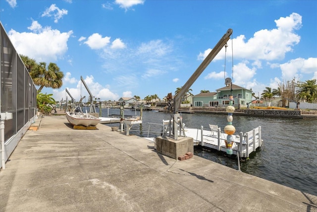 5000 Southshore Dr, New Port Richey, FL 34652 - dock featuring a water view