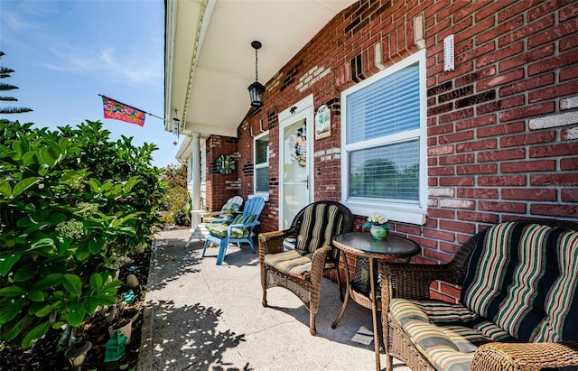 4107 Glissade Dr, New Port Richey, FL 34652 - view of patio / terrace with covered porch