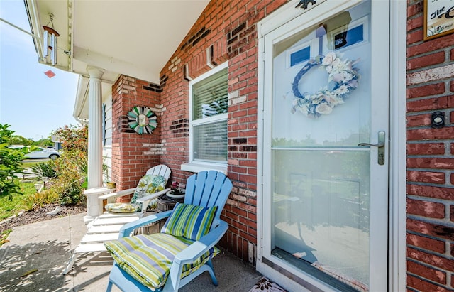 4107 Glissade Dr, New Port Richey, FL 34652 - view of patio / terrace with a porch